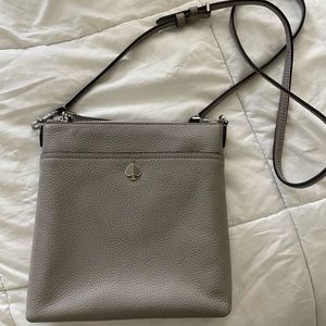 NWOT Grey Kate Spade Crossbody